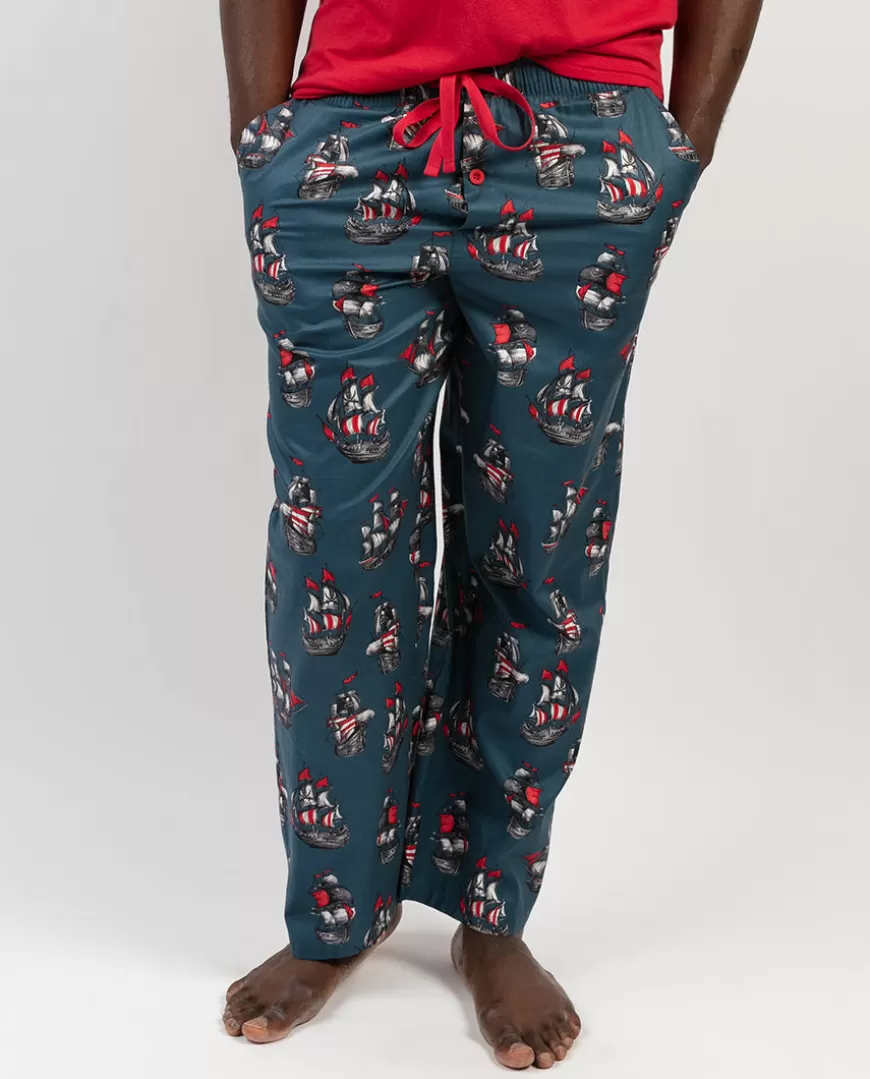 Jasper Pirate Ship Print Pyjama Bottoms^Cyberjammies Store