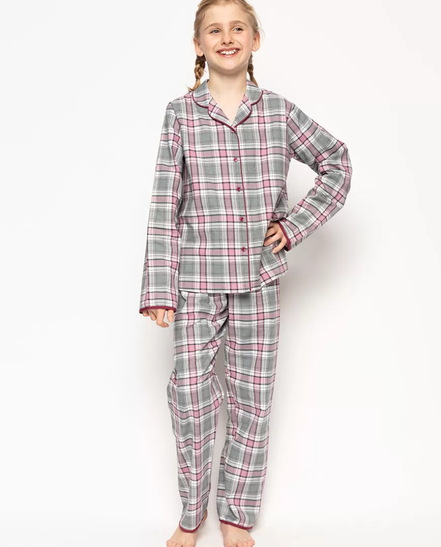 Jessica Grey Check Pyjama Set^Cyberjammies Online
