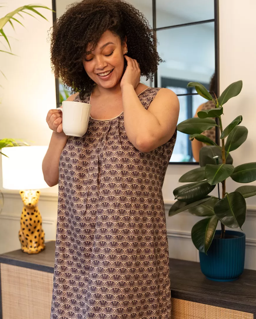 Lana Geo Print Long Nightdress^Cyberjammies Best Sale