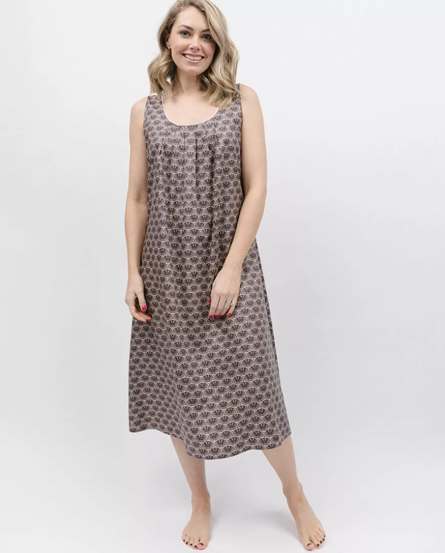 Lana Geo Print Long Nightdress^Cyberjammies Best Sale