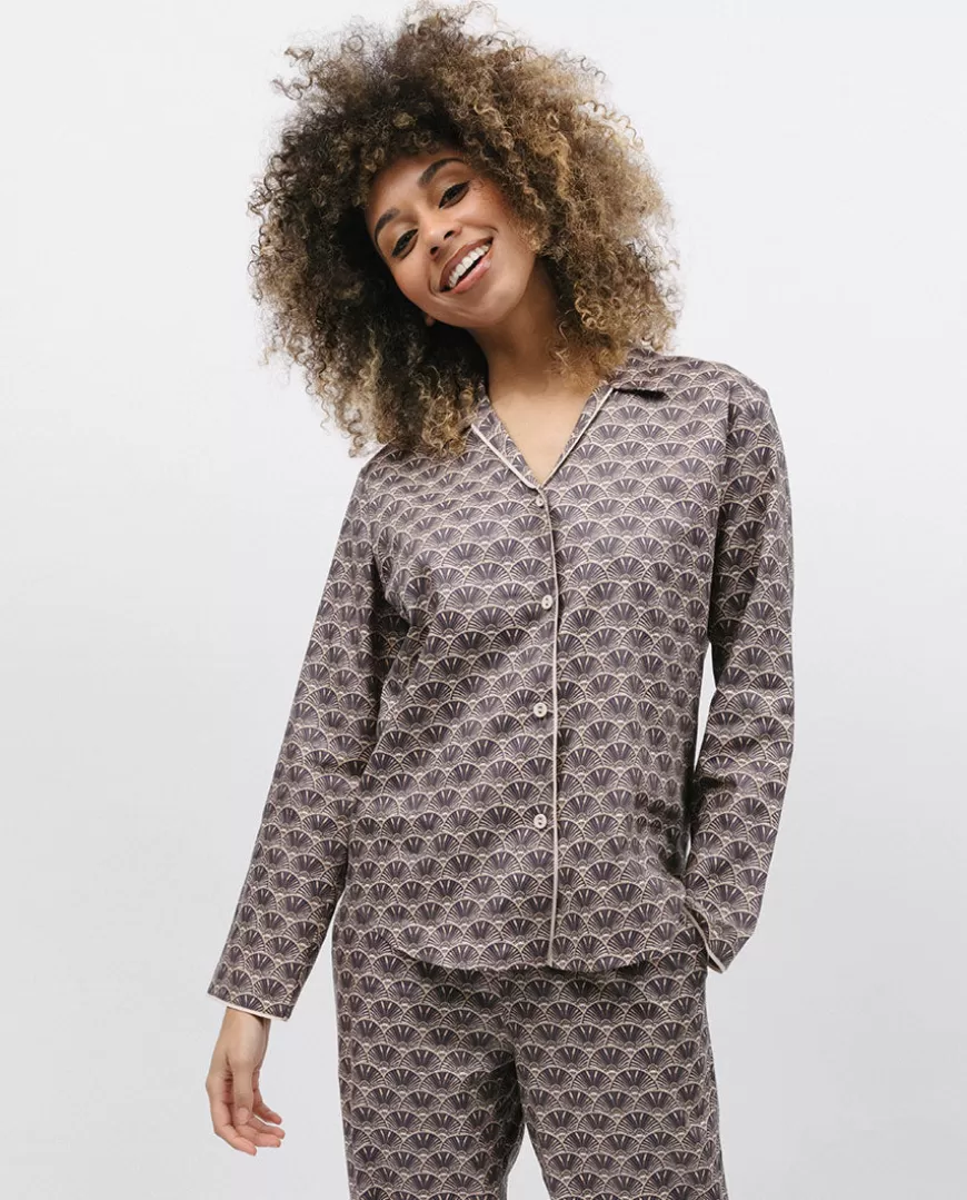 Lana Geo Print Pyjama Top^Cyberjammies Cheap