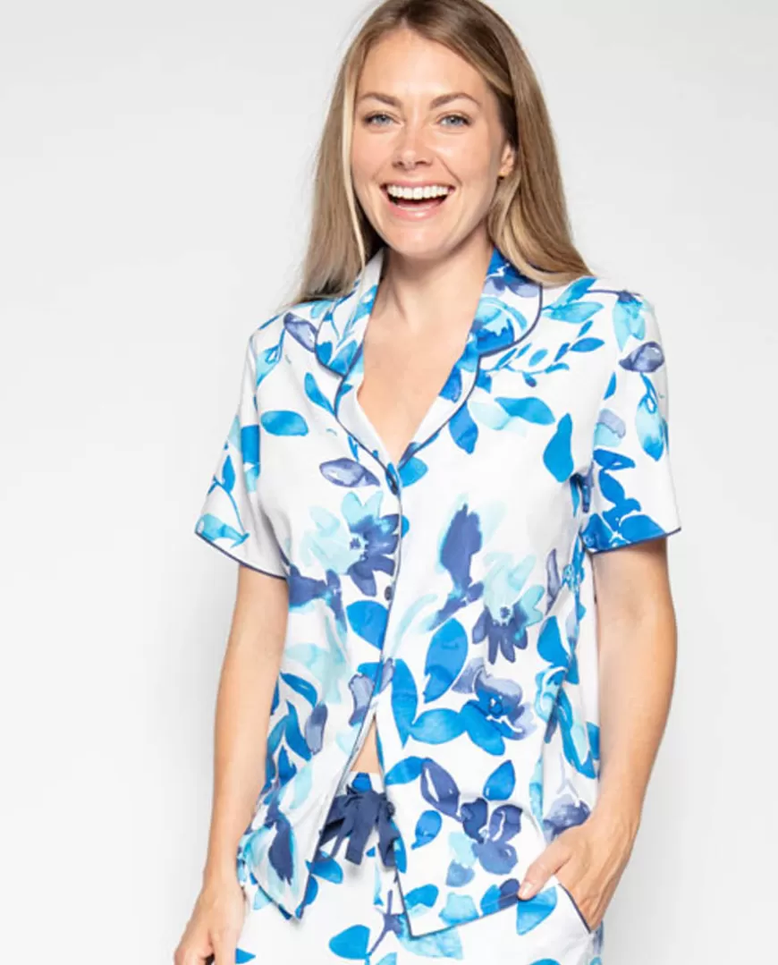 Libby Floral Print Pyjama Top^Cyberjammies Outlet