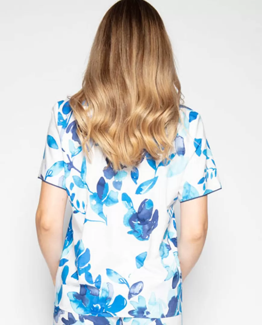 Libby Floral Print Pyjama Top^Cyberjammies Outlet