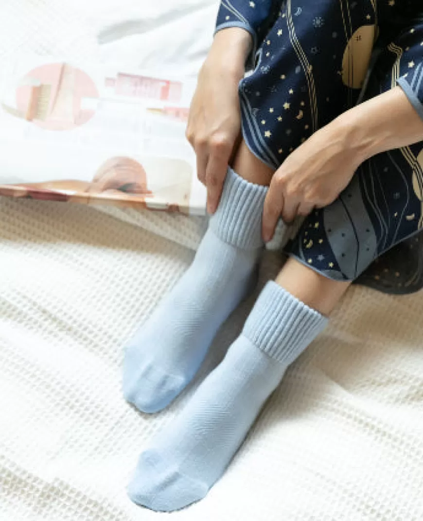 Light Blue Bamboo Socks^Cyberjammies Fashion