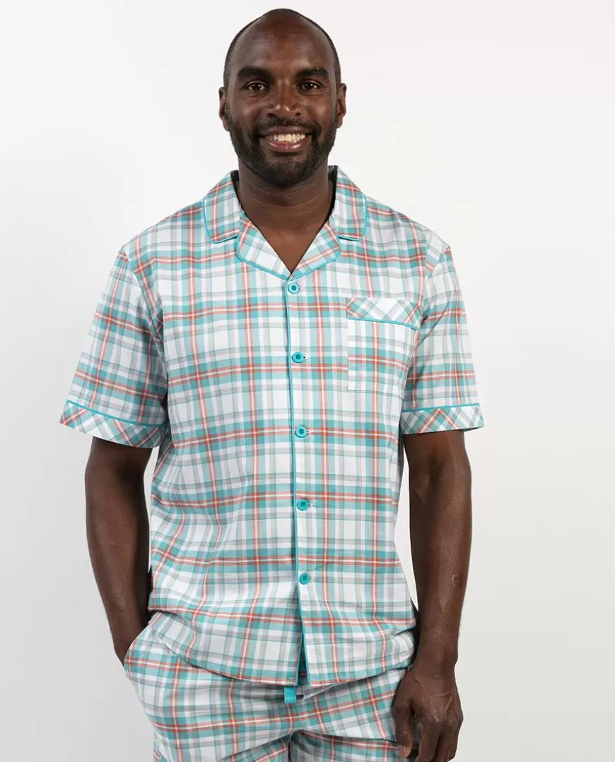 Luca Check Pyjama Top^Cyberjammies Fashion