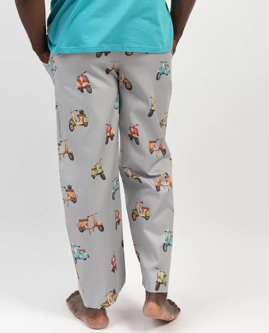 Luca Scooter Print Pyjama Bottoms^Cyberjammies New