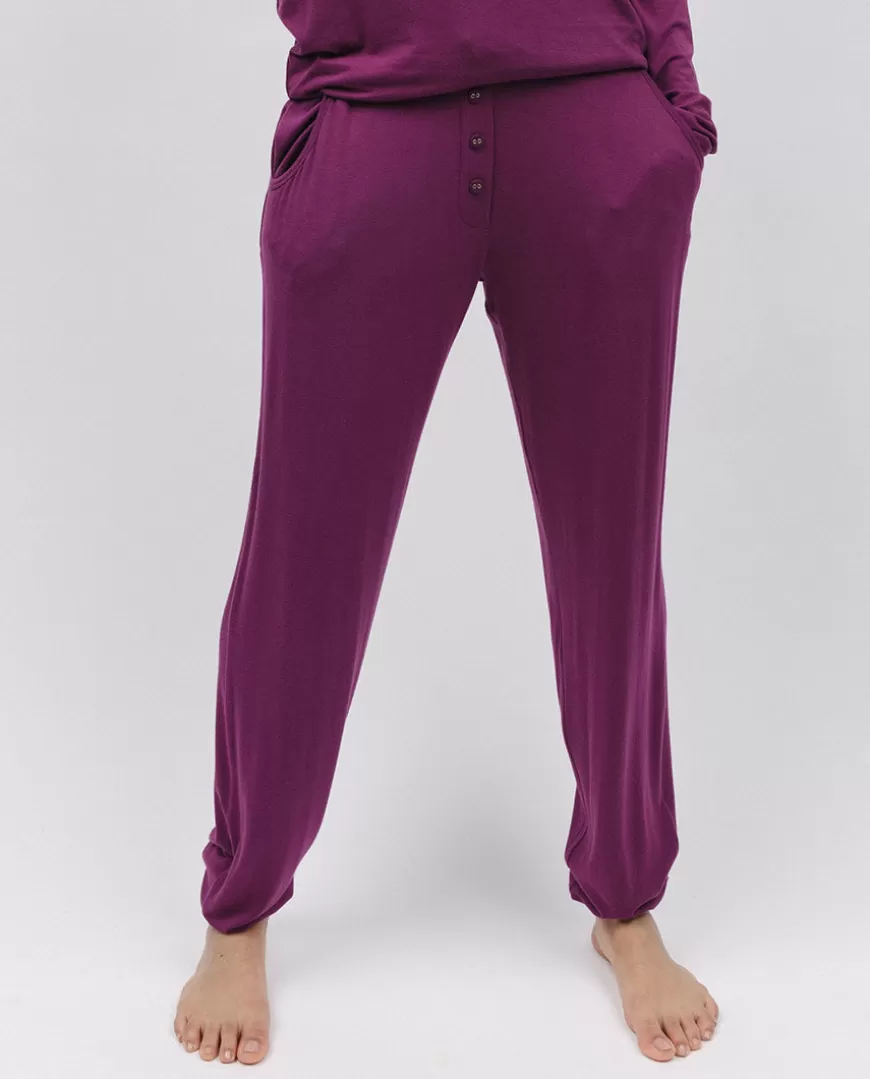 Magenta Jersey Pyjama Bottoms^Cyberjammies Hot