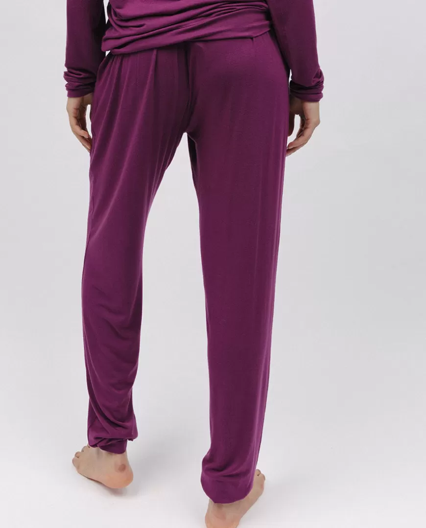 Magenta Jersey Pyjama Bottoms^Cyberjammies Hot
