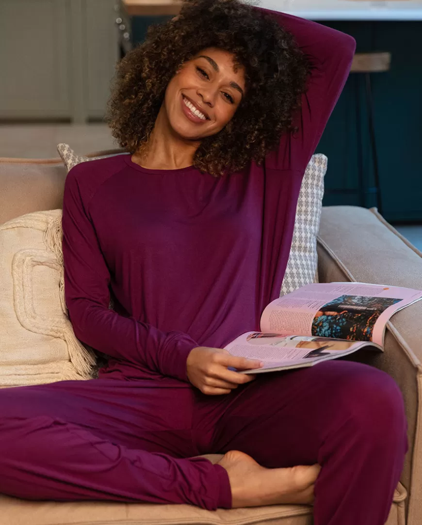 Magenta Slouch Jersey Pyjama Set^Cyberjammies Clearance
