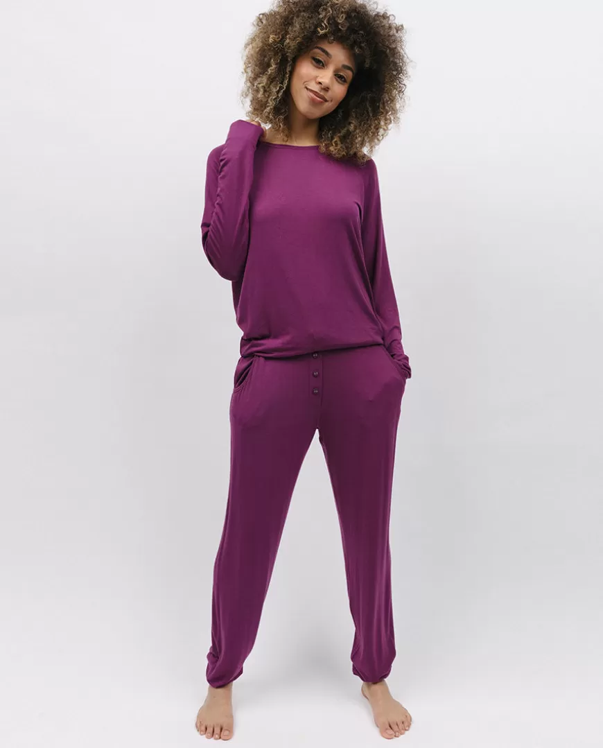 Magenta Slouch Jersey Pyjama Set^Cyberjammies Clearance