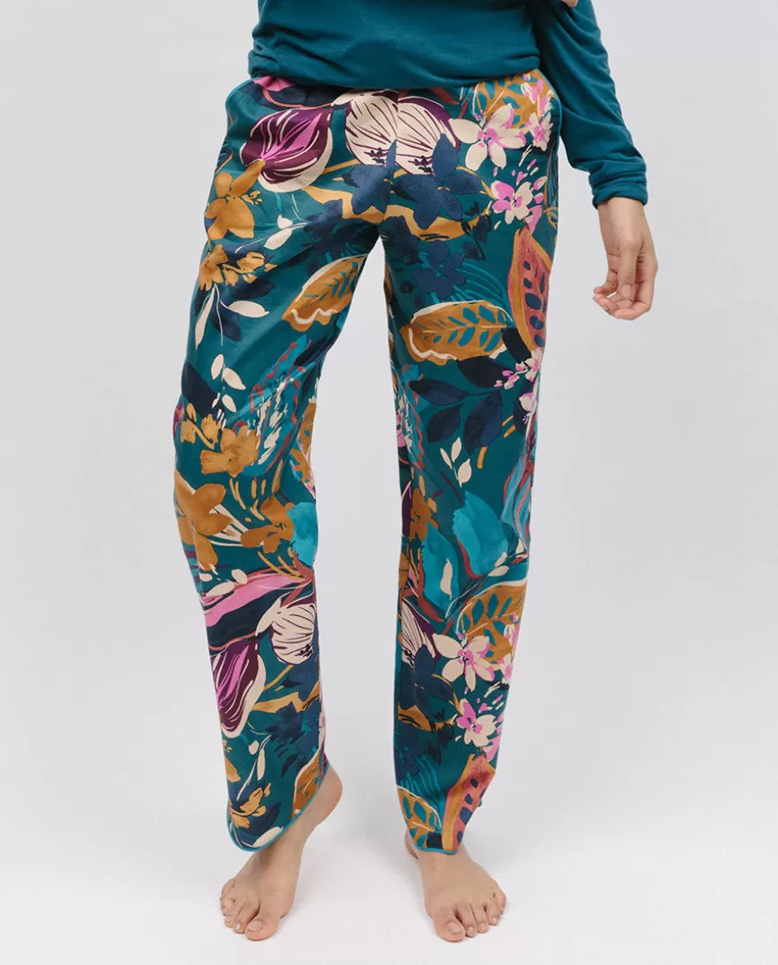 Maple Leaf Print Pyjama Bottoms^Cyberjammies New