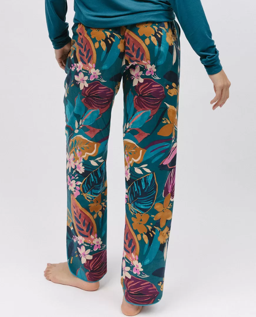 Maple Leaf Print Pyjama Bottoms^Cyberjammies New