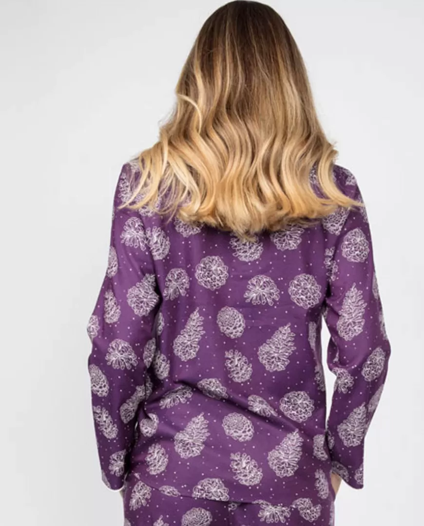 Margo Pinecone Print Pyjama Top^Cyberjammies Store