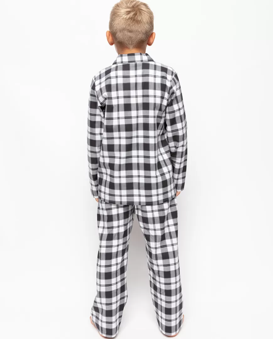 Mason Boys Check Pyjama Set^Cyberjammies Shop