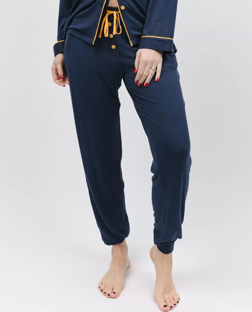 Navy Jersey Pyjama Bottoms^Cyberjammies Shop