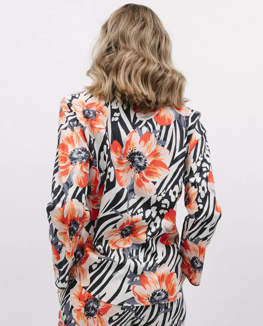 Nicole Animal Floral Print Pyjama Top^Cyberjammies Discount