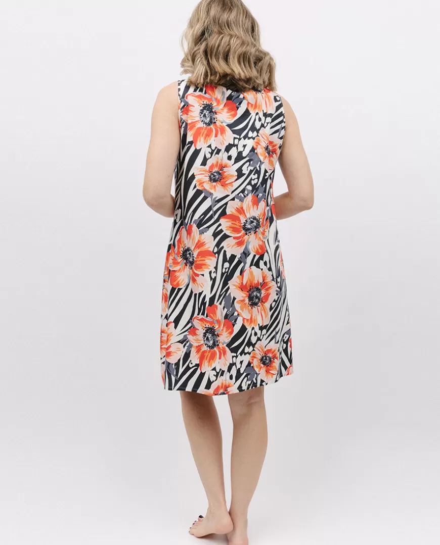 Nicole Animal Floral Print Short Nightdress^Cyberjammies Best Sale