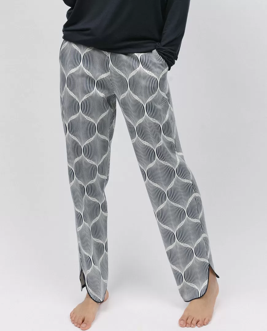 Nicole Geo Print Pyjama Bottoms^Cyberjammies New