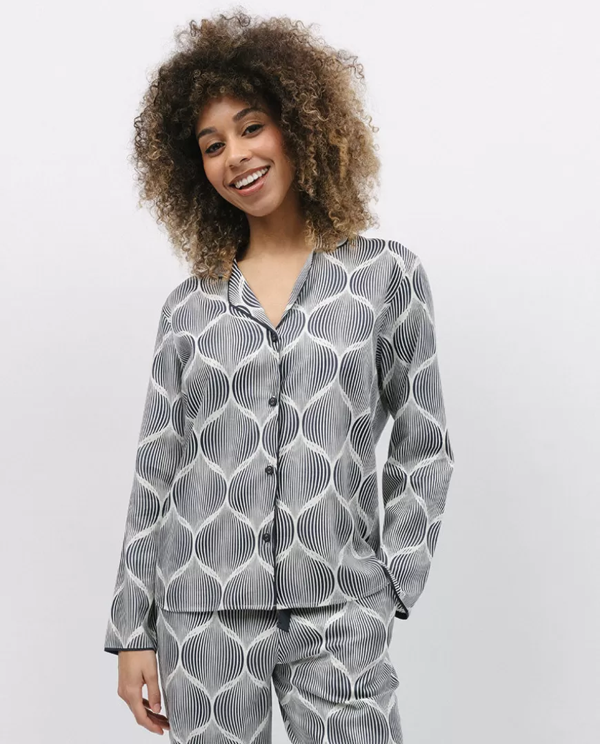 Nicole Geo Print Pyjama Top^Cyberjammies New