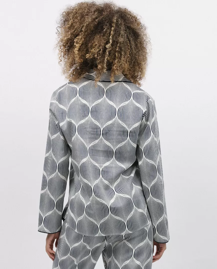 Nicole Geo Print Pyjama Top^Cyberjammies New