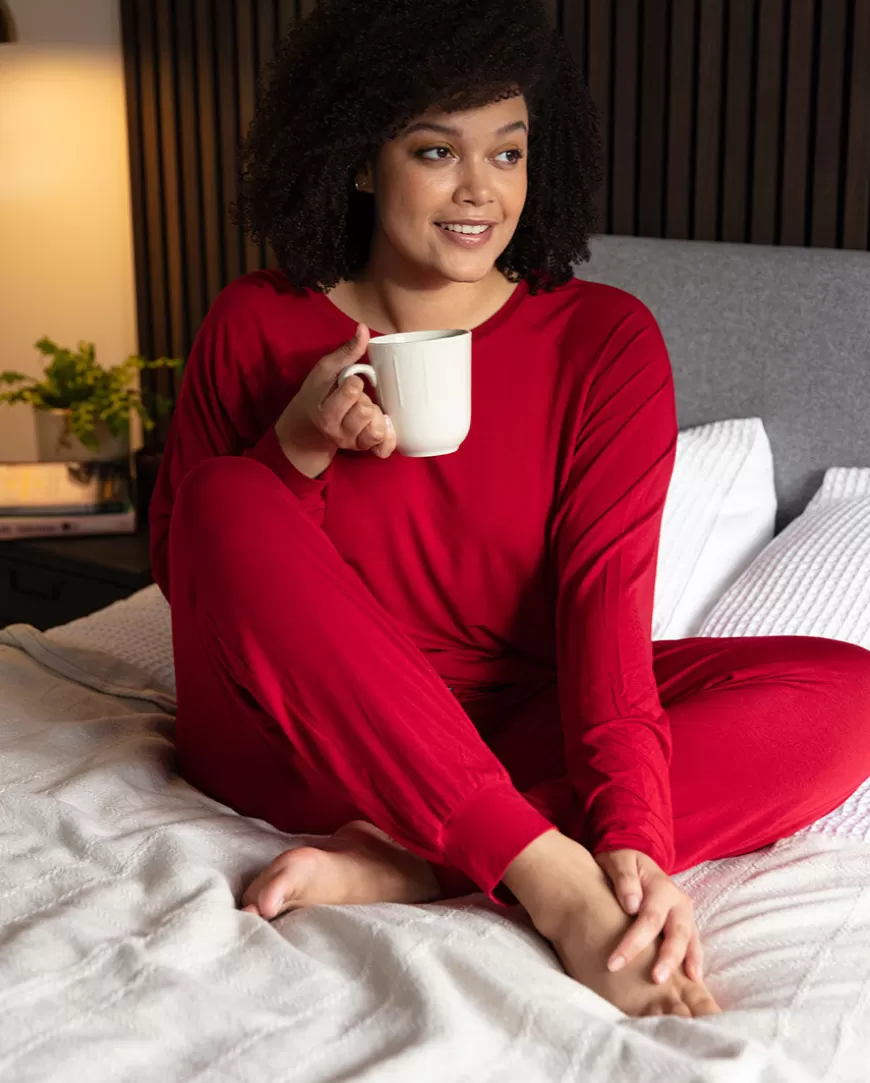Red Jersey Pyjama Bottoms^Cyberjammies Outlet