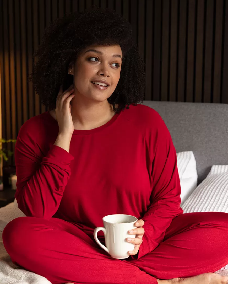 Red Slouch Jersey Pyjama Set^Cyberjammies Cheap