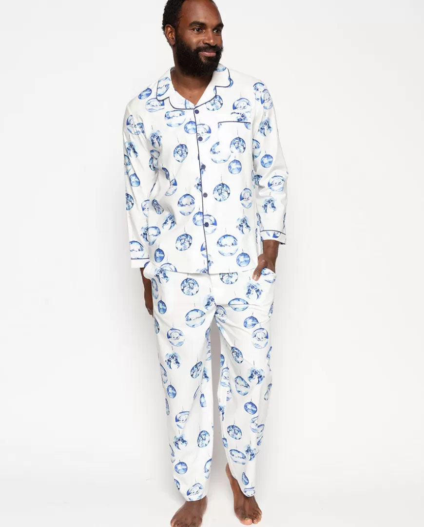 Riley Men Bauble Print Pyjama Set^Cyberjammies Discount