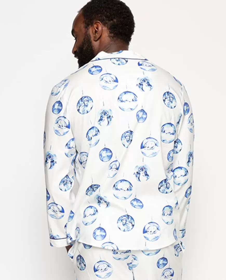 Riley Mens Bauble Print Pyjama Top^Cyberjammies Flash Sale
