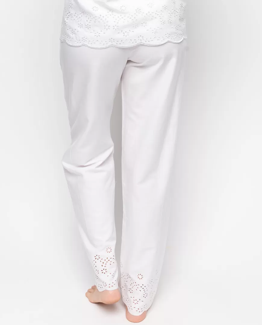 Saskia Embroidered Pyjama Bottoms^Cyberjammies Online