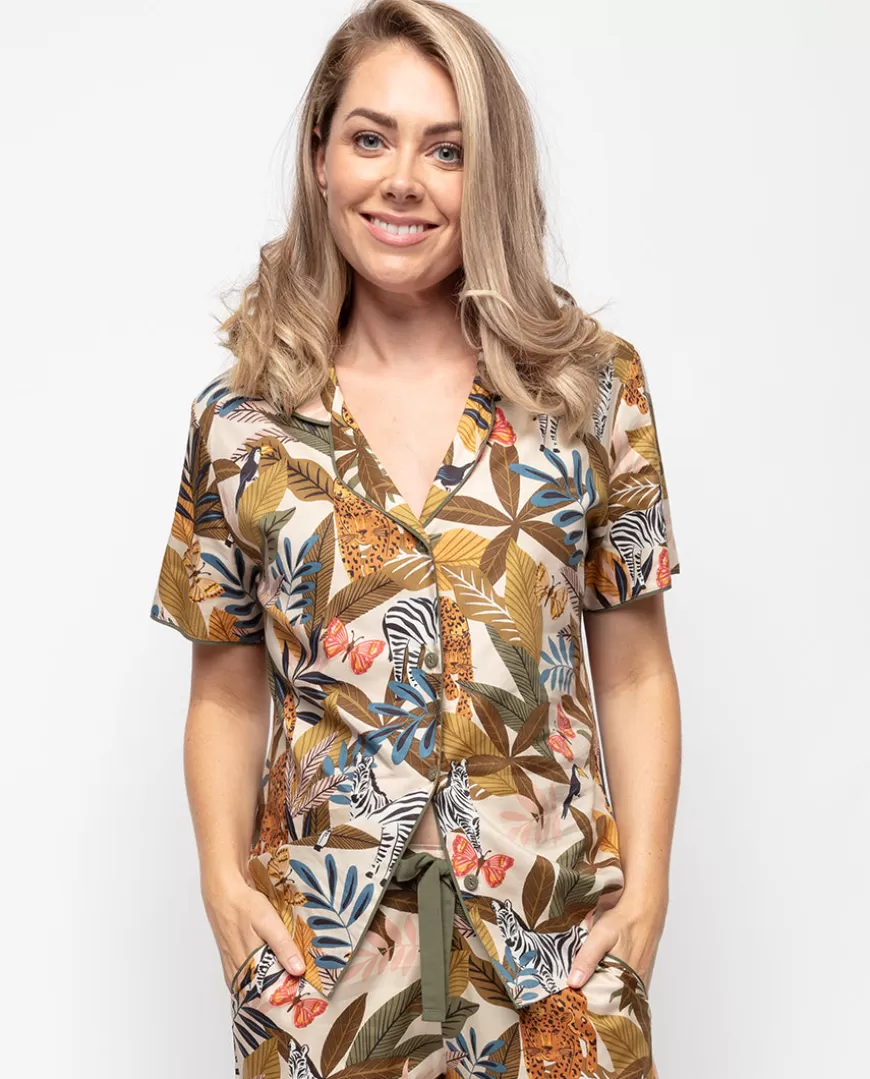 Savannah Safari Print Pyjama Top^Cyberjammies Best