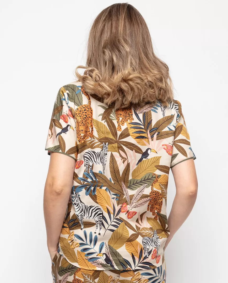 Savannah Safari Print Pyjama Top^Cyberjammies Best