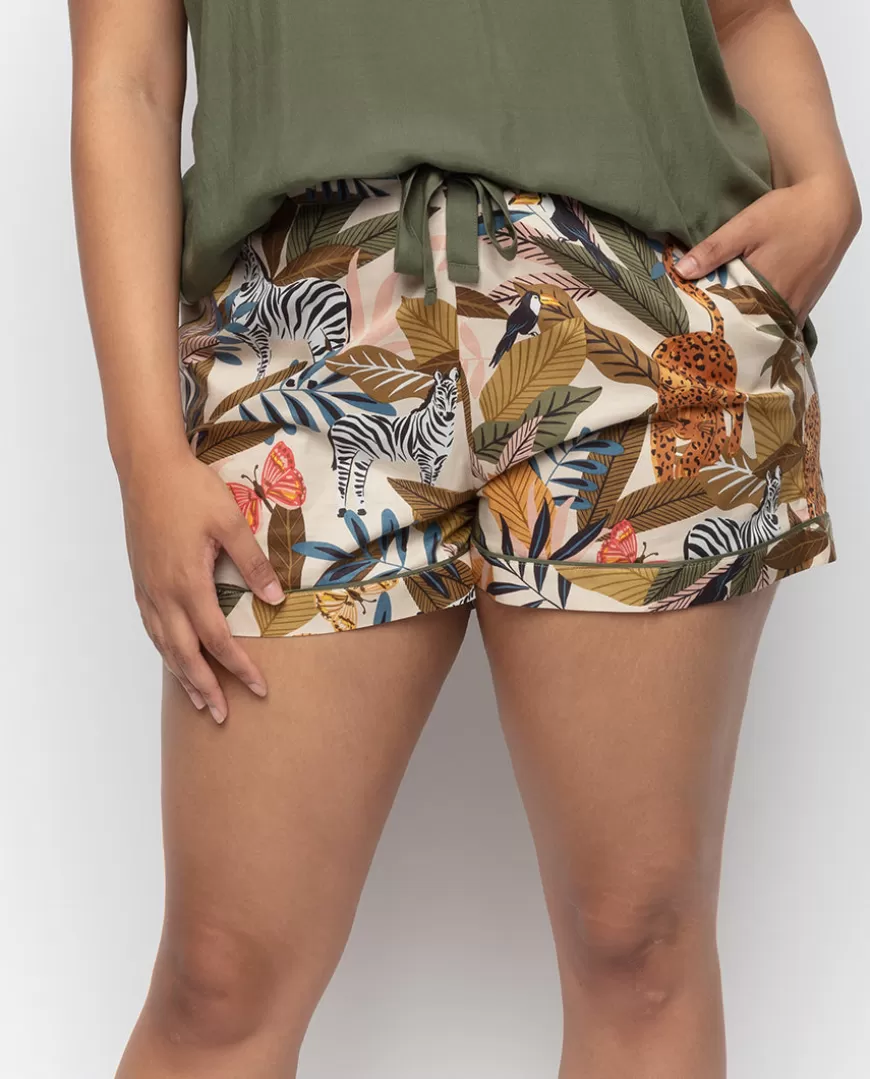 Savannah Safari Print Shorts^Cyberjammies Outlet