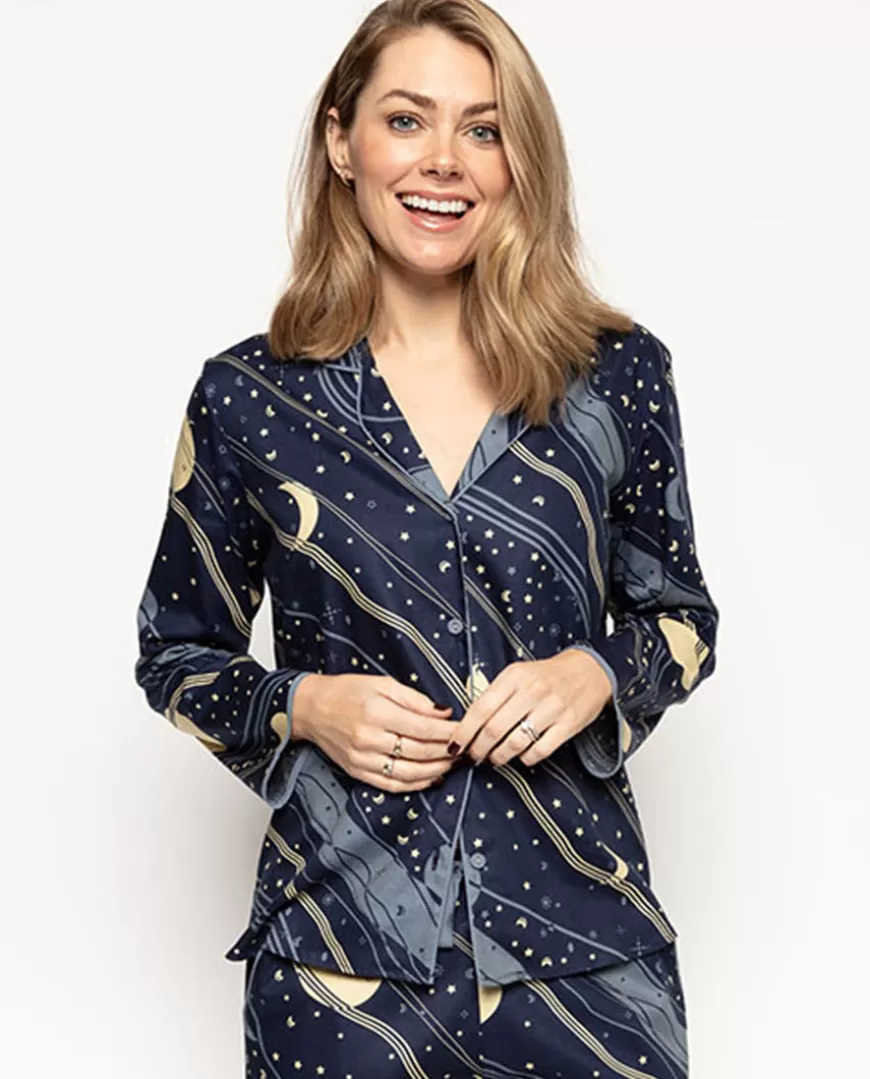 Skye Celestial Print Pyjama Top^Cyberjammies Online