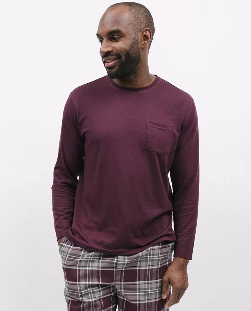 Spencer Burgundy Jersey T-Shirt^Cyberjammies New