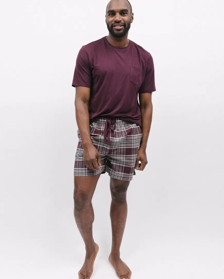 Spencer Jersey T-Shirt And Check Shory Set^Cyberjammies Clearance