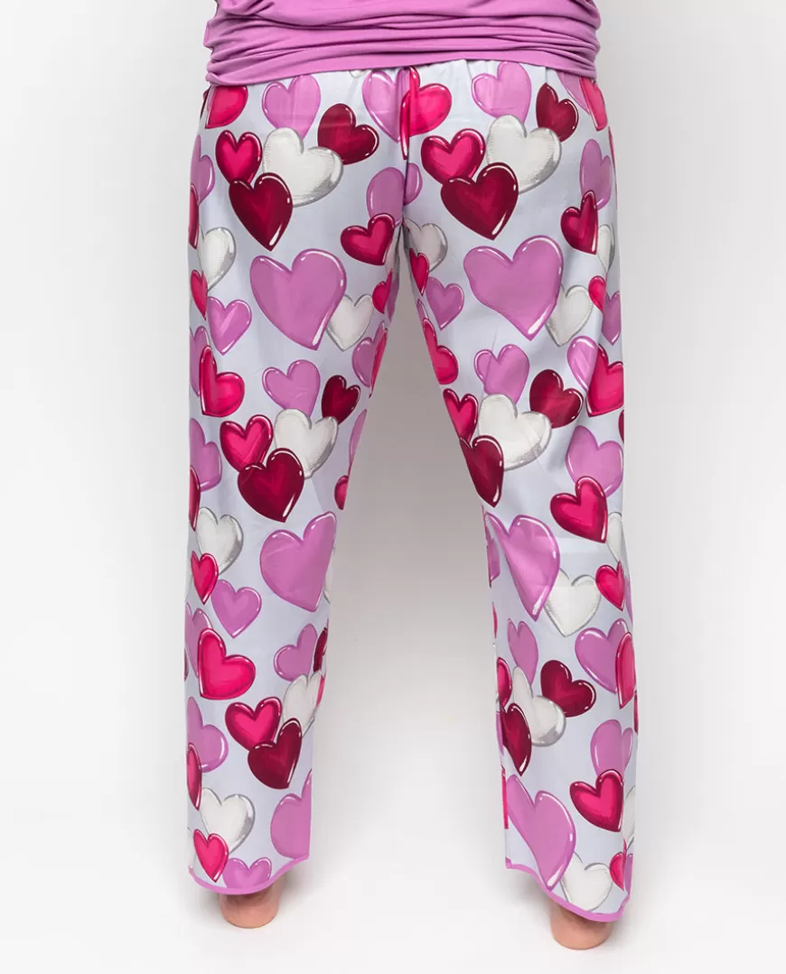 Viola Heart Print Pyjama Bottoms^Cyberjammies Discount
