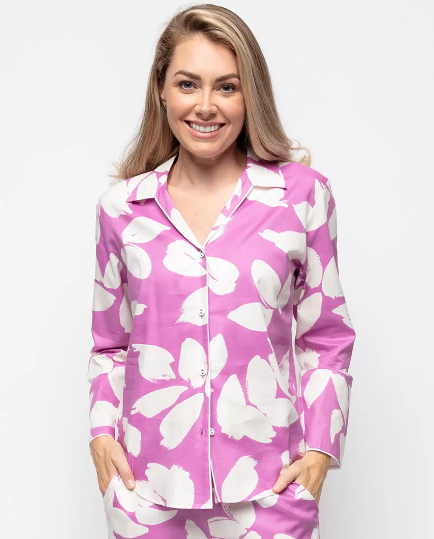 Viola Petal Print Pyjama Top^Cyberjammies Best