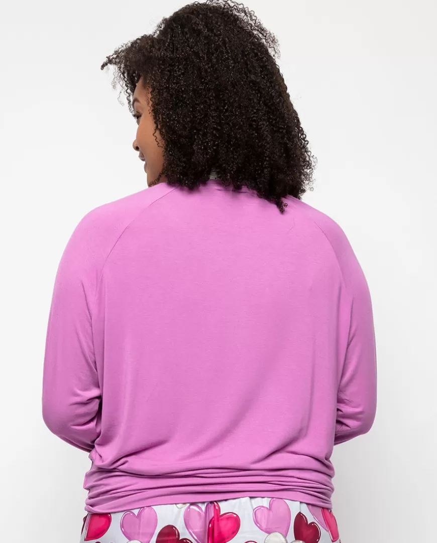 Viola Pink Slouch Jersey Pyjama Top^Cyberjammies Outlet