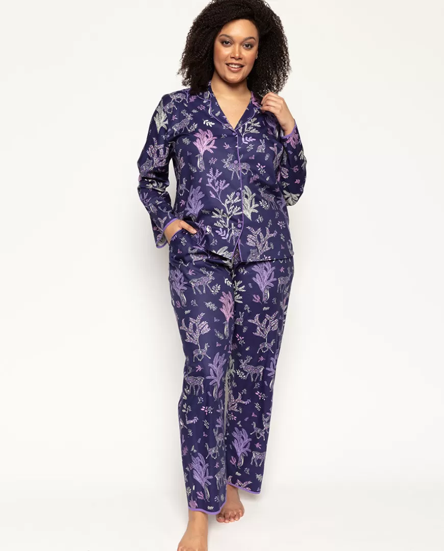 Violet Forest Print Pyjama Set^Cyberjammies Fashion