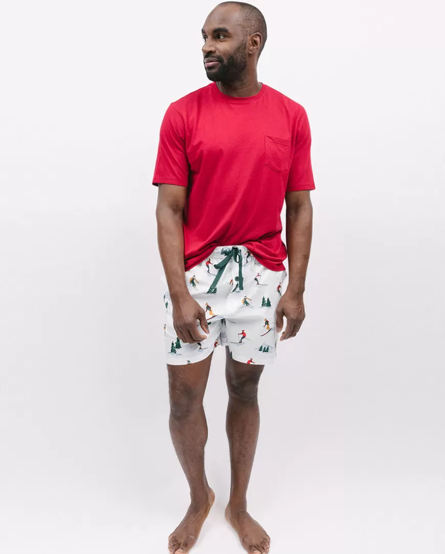 Whistler Jersey T-Shirt And Ski Print Shorty Set^Cyberjammies Outlet