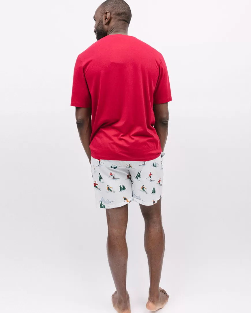 Whistler Jersey T-Shirt And Ski Print Shorty Set^Cyberjammies Outlet