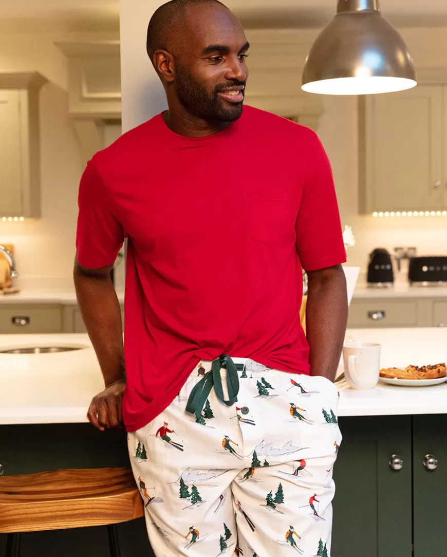 Whistler Mens Ski Print Pyjama Bottoms^Cyberjammies Online