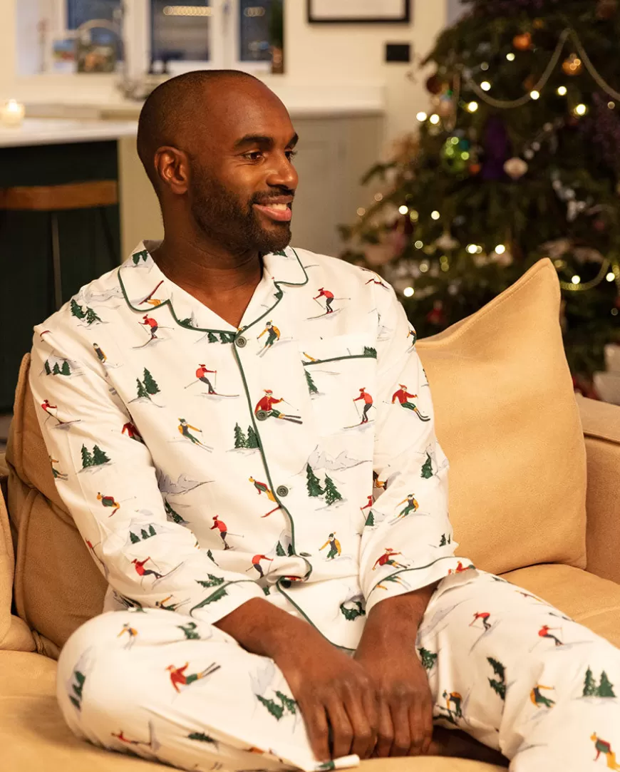 Whistler Mens Ski Print Pyjama Top^Cyberjammies Best