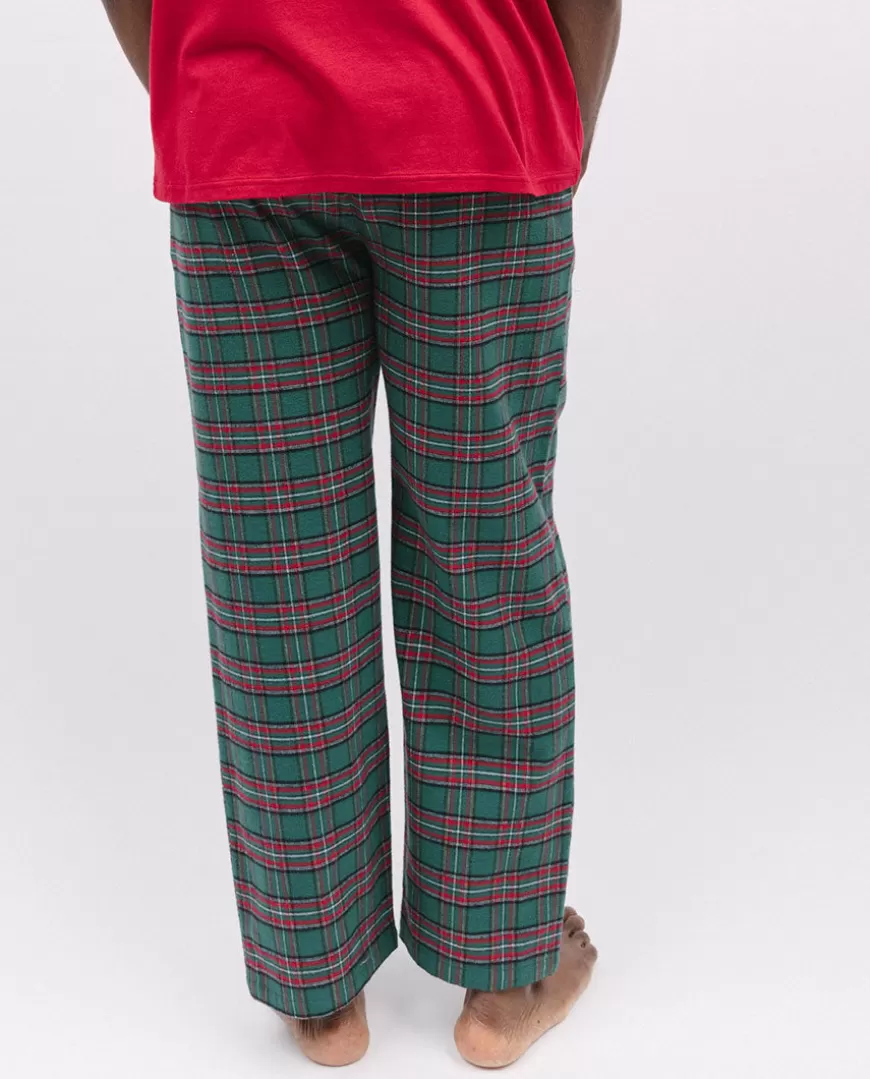 Whistler Mens Super Cosy Check Pyjama Bottoms^Cyberjammies Outlet