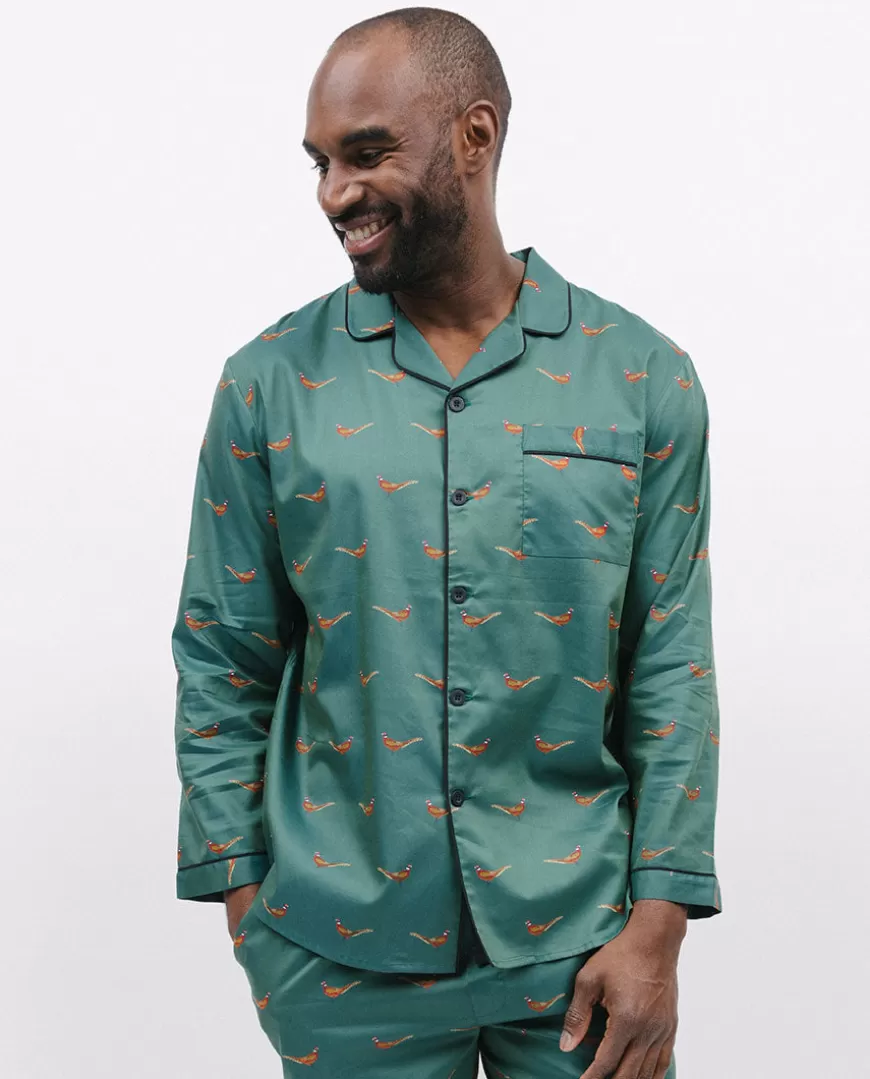 Whistler Pheasant Print Pyjama Top^Cyberjammies Outlet
