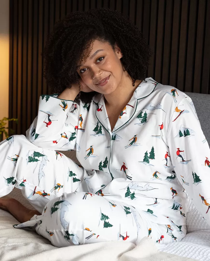Whistler Womens Ski Print Pyjama Set^Cyberjammies Online