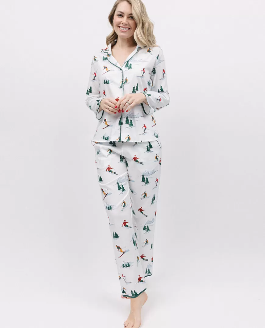 Whistler Womens Ski Print Pyjama Set^Cyberjammies Online