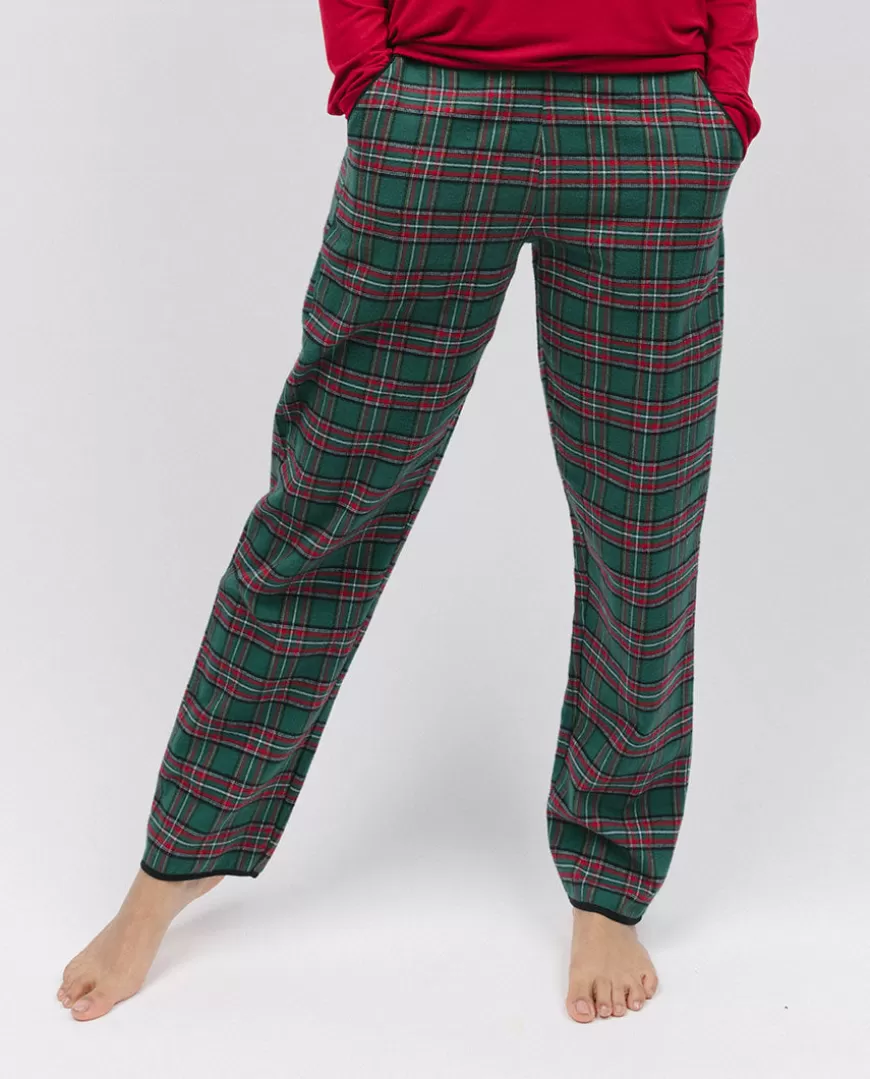 Whistler Womens Super Cosy Check Pyjama Bottoms^Cyberjammies Discount