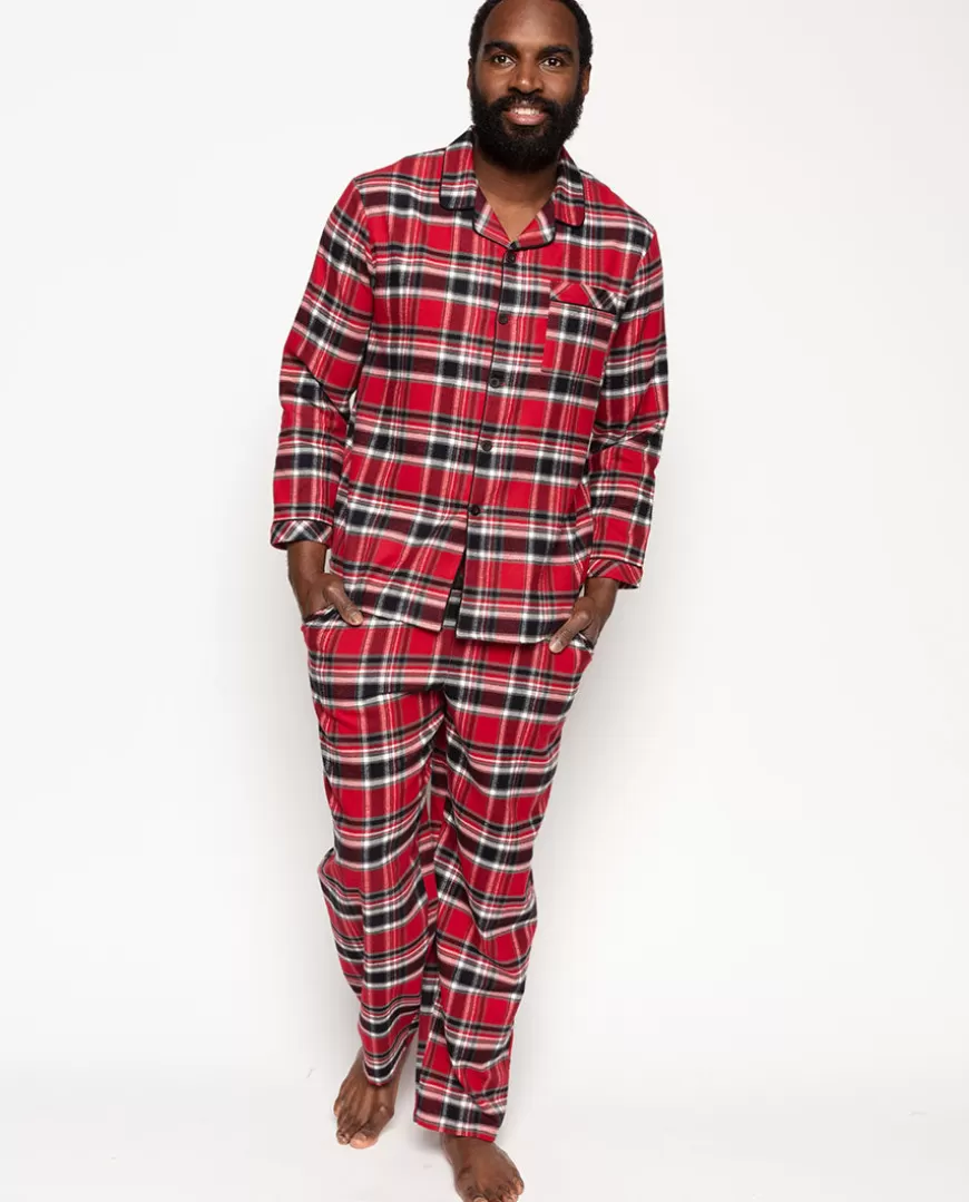 Windsor Mens Super Cosy Check Pyjama Set^Cyberjammies Sale