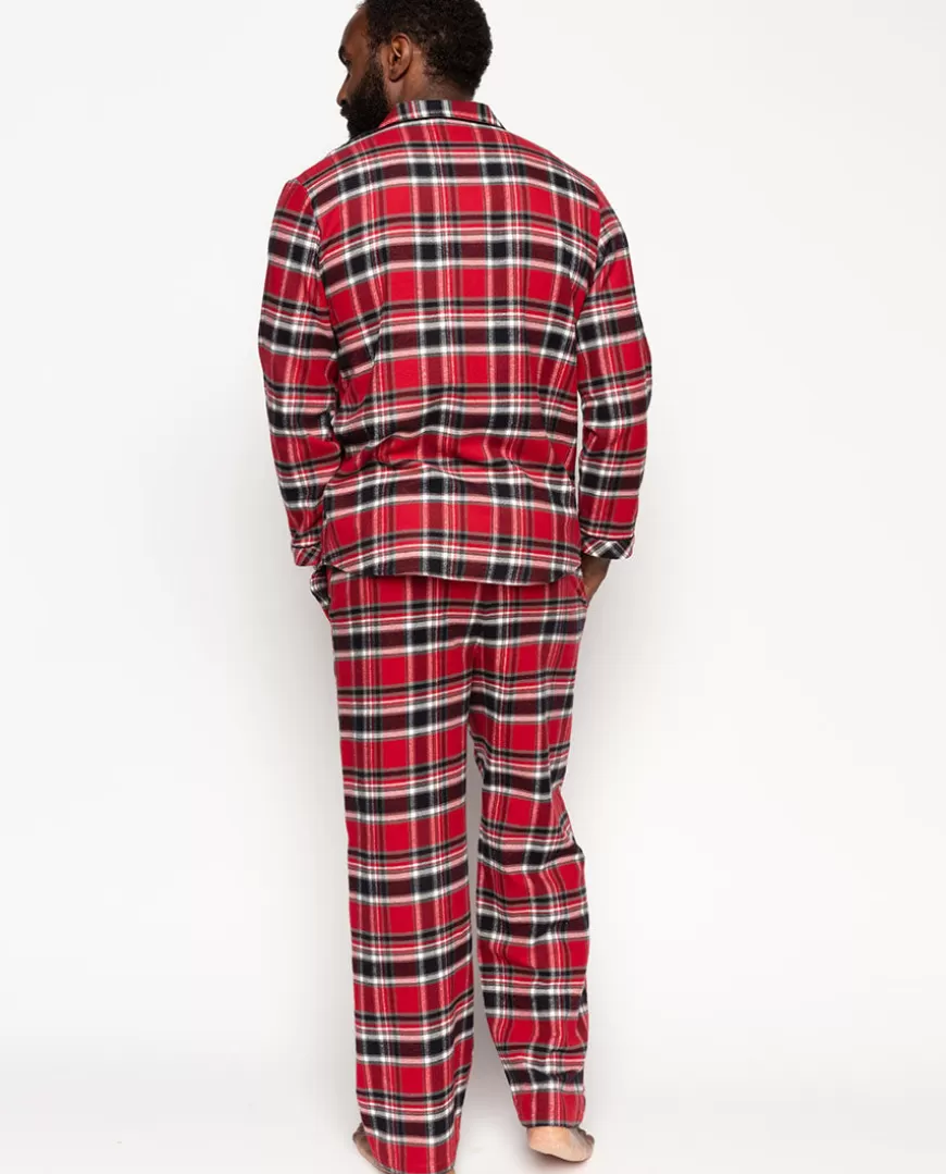 Windsor Mens Super Cosy Check Pyjama Set^Cyberjammies Sale